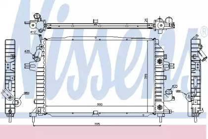 Радіатор Nissens 63115A
