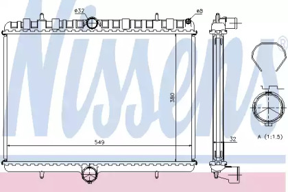 Радиатор Nissens 63621A