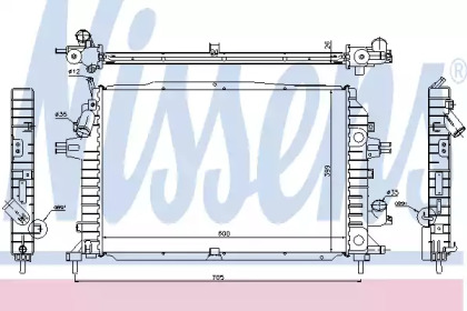 Радіатор Nissens 630705