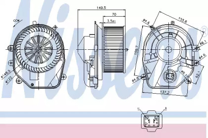 Вентилятор Nissens 87030