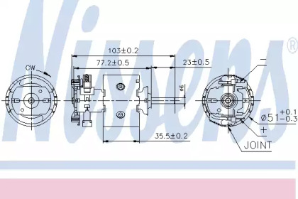 Вентилятор салону Nissens 87097