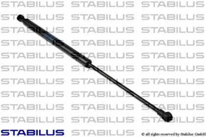 STABILUS Амортизатор багажника, F=555N, L=44.8см, H=16.6см 015496
