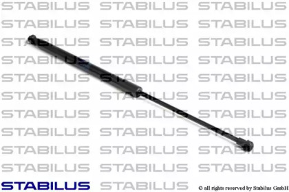 STABILUS Амортизатор багажника, F=490N, L=47.5см, H=17см 023581