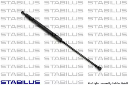 STABILUS Амортизатор багажника, F=535N, L=45.9см, H=18см 0592PD