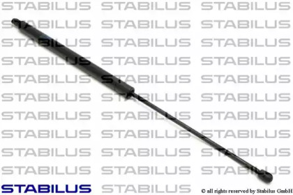STABILUS Амортизатор багажника, F=630N, L=77.2см, H=33см 9762HV
