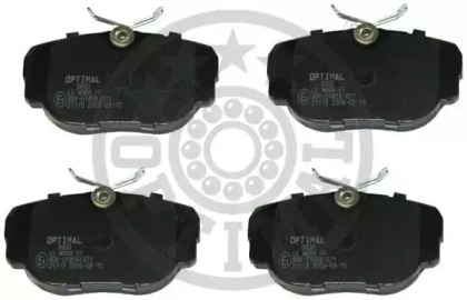Комплект гальмівних колодок с 4 шт. дисків OPTIMAL 9600