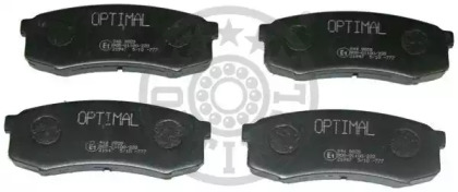 Комплект гальмівних колодок з 4 шт. дисків OPTIMAL 9809