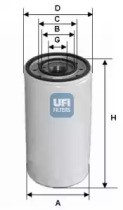 Оливний фильтр шт. UFI 23.305.00
