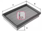 Фільтр повітряний Audi A3/Q2/Q3/TT/Skoda Octavia/SuperB/VW Golf/Passat/Tiguan 1.4-2.0D 12- Sofima S 3532 A