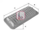 Фільтр повітряний Suzuki Swift 1.2-1.4i 10-/Splash 1.2/LPG 08-/Opel Agila 1.2 10-14 Sofima S 3553 A