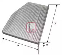 Фільтр салону Audi A3/Q3/Skoda Octavia/SuperB/VW Caddy/Golf/Passat/Touran 03- (вугільний) Sofima S 4124 CA