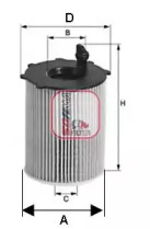 Фільтр масляний Land Rover Range Rover 3.6TD 06-13 Sofima S 5168 PE