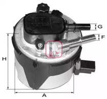Фільтр паливний Ford Fiesta/Focus 1.6TDCI 03-12 (OE line) Sofima S 5170 GC