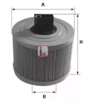 Фільтр повітряний BMW 3 (E90-E93)/X1 (E84) 2.5/3.0 05- (N52/N53) Sofima S 7636 A