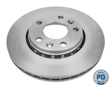 Диск гальмівний (передній) Renault Megane 08- (280x24) MEYLE 16-15 521 0040/PD