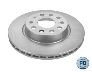 Диск гальмівний (передній) VW Caddy 04- (280x22) MEYLE 183 521 1044/PD