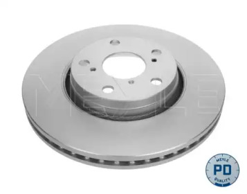 Диск тормозной (передний) Toyota Auris 06-15/Avensis 08-18 (295x26) (с покриттям) (вентильований) MEYLE 30-15 521 0119/PD