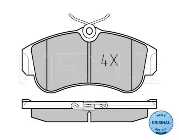 Колодки гальмівні (передні) Nissan Almera II/Primera 1.5D-2.0D 90-06 MEYLE 025 215 4617