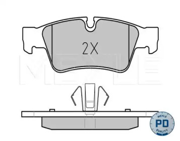 Комплект тормозных колодок MEYLE-PD Quality MEYLE 025 239 2318/PD