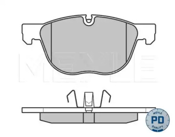 Колодки гальмівні (передні) BMW X5/X6 06- MEYLE 025 241 7019/PD