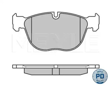 Комплект тормозных колодок MEYLE-PD Quality MEYLE 025 241 7019/PD — фото 2