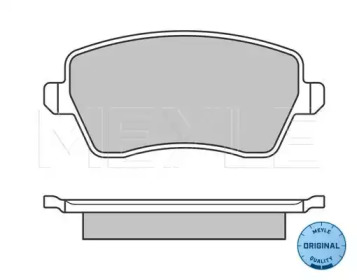 Комплект гальмівних колодок с 4 шт. дисків MEYLE 025 244 0317/W