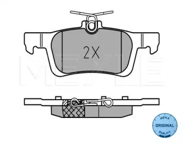 Колодки гальмівні (задні) Peugeot 308 14- MEYLE 025 258 4116