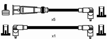 Комплект электропроводки NGK 0516