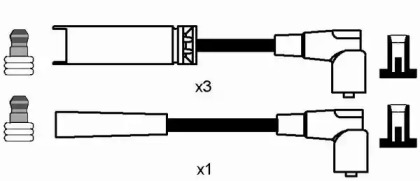 Комплект электропроводки NGK 8275