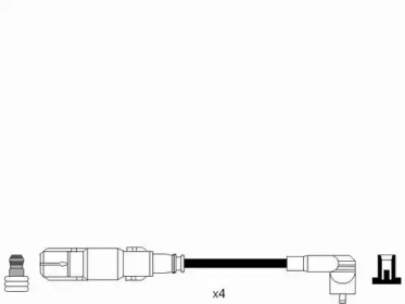 Комплект электропроводки NGK 7302