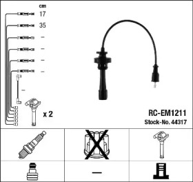 Комплект электропроводки NGK 44317