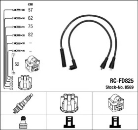 Комплект электропроводки NGK 8569