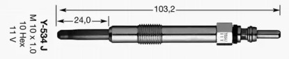 Свеча накаливания NGK 3413