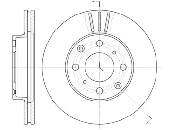 Диск тормозной REMSA 6108.10