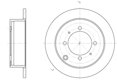 Диск тормозной REMSA 6838.00