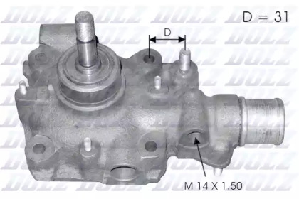 Насос системы охлаждения DOLZ B114
