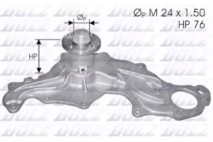 Насос системы охлаждения DOLZ F122
