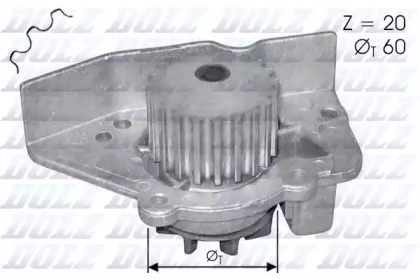 Насос системы охлаждения DOLZ N405