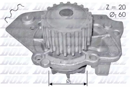 Насос системы охлаждения DOLZ T136