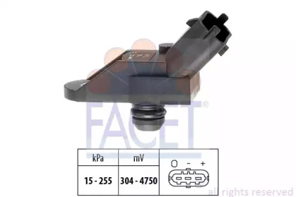 Датчик абсолютного тиску (Manifold Air Pressure Sensor, MAP sensor) FACET 10.3013