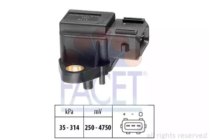 Датчик абсолютного тиску (Manifold Air Pressure Sensor, MAP sensor) FACET 10.3116
