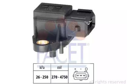 Датчик абсолютного тиску (Manifold Air Pressure Sensor, MAP sensor) FACET 10.3117