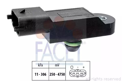 Датчик абсолютного тиску (Manifold Air Pressure Sensor, MAP sensor) FACET 10.3121