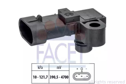 Датчик абсолютного тиску (Manifold Air Pressure Sensor, MAP sensor) FACET 10.3196