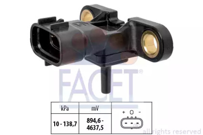 Датчик абсолютного тиску (Manifold Air Pressure Sensor, MAP sensor) FACET 10.3213