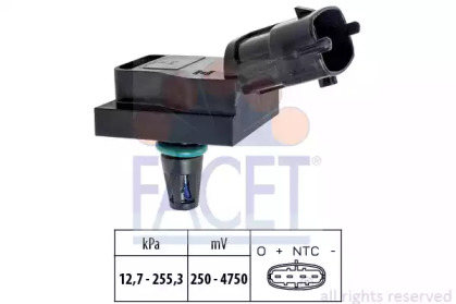 Датчик абсолютного тиску (Manifold Air Pressure Sensor, MAP sensor) FACET 10.3246