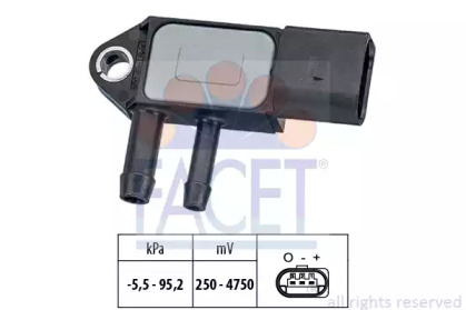 Датчик абсолютного тиску (Manifold Air Pressure Sensor, MAP sensor) FACET 10.3263