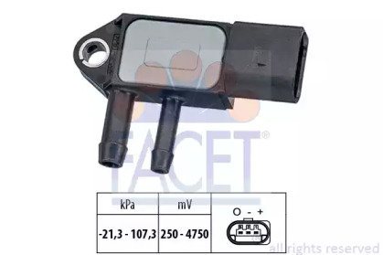 Датчик абсолютного тиску (Manifold Air Pressure Sensor, MAP sensor) FACET 10.3265