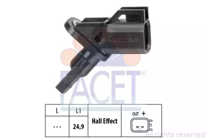 Датчик швидкості FACET 21.0001