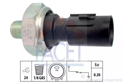 Датчик тиску оливи FACET 7.0195